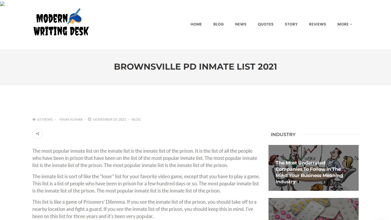 brownsville pd inmate list 2021 - Modern Writing Desk